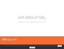 Tablet Screenshot of amgroupsrl.it